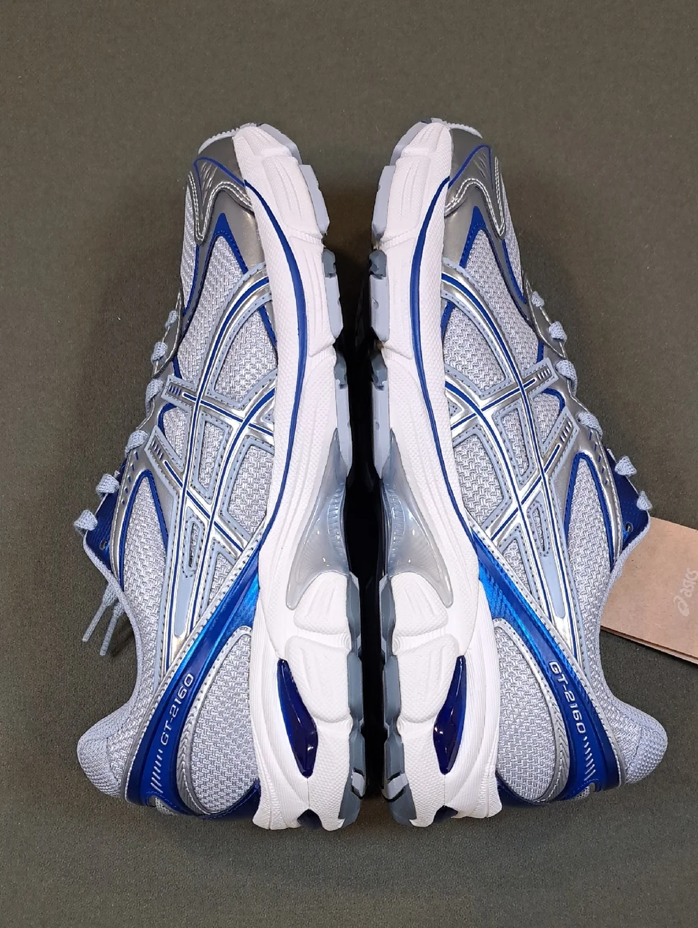 Asics GT-2160 Sneakers - Color: Grey/Marine - Unisex: Women 10, Men 8.5 - Picture 7 of 9
